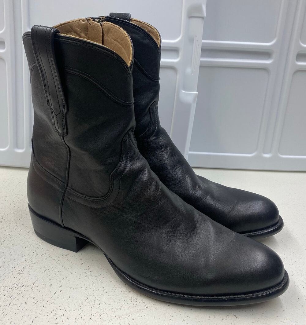 Men Tecovas Handmade The Dean Western leather casual dress boots, 12EE